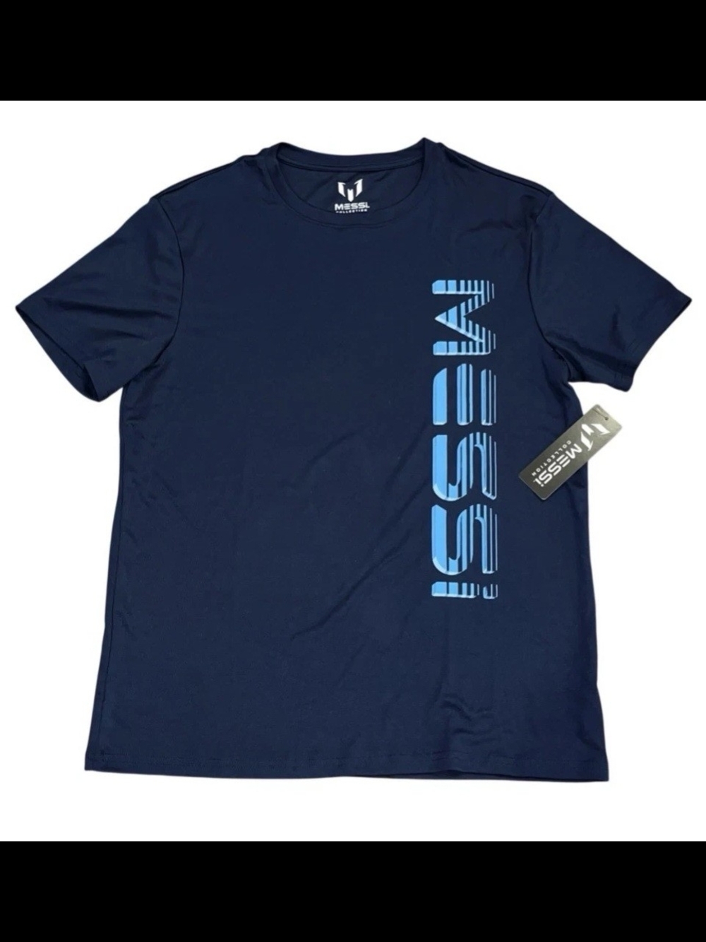 Navy Short-Sleeve Messi Collection Tee